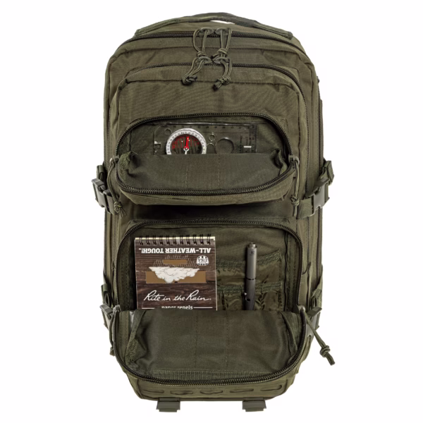24605_plecak-mil-tec-assault-pack-laser-cut-large-36-l-olive-widok-kieszenie 24605_plecak-mil-tec-assault-pack-laser-cut-large-36-l-olive-widok-kieszenie