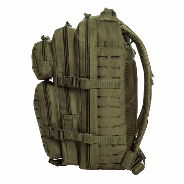 24605_plecak-mil-tec-assault-pack-laser-cut-large-36-l-olive-widok-z-boku 24605_plecak-mil-tec-assault-pack-laser-cut-large-36-l-olive-widok-z-boku