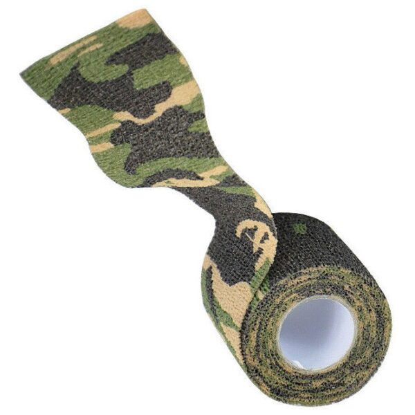 Taśma Mil-Tec Self Adhesive Camo Tape - Woodland