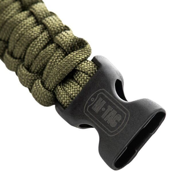 2675411_Bransoletka-Paracord-M-Tac-klamra-Olive-logo 2675411_Bransoletka-Paracord-M-Tac-klamra-Olive-logo