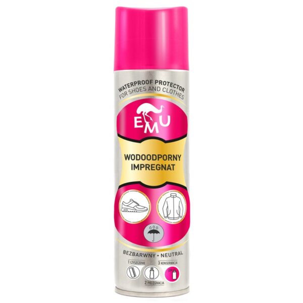Impregnat Wodoodporny Emu do obuwia BEZBARWNY 250ML SPRAY