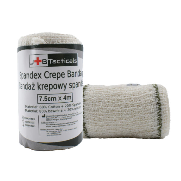JB Tacticals Elastyczny Bandaż Crepe Spandex - Opaska Uciskowa