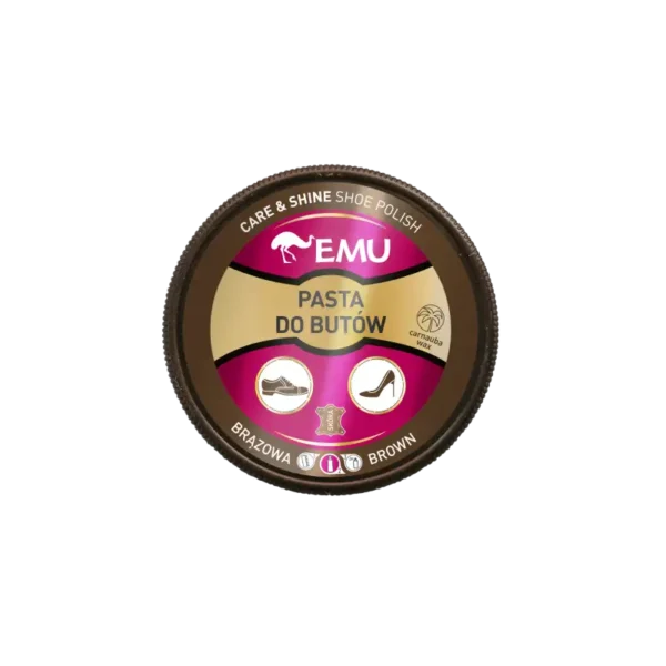 EMU Pasta do butów w puszce - Brązowa 50ml