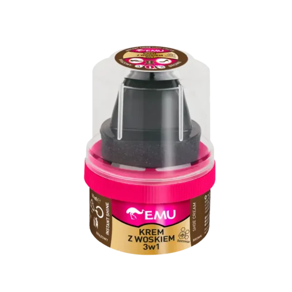 EMU Krem z woskiem do butów 3w1 - Brązowy 50ml