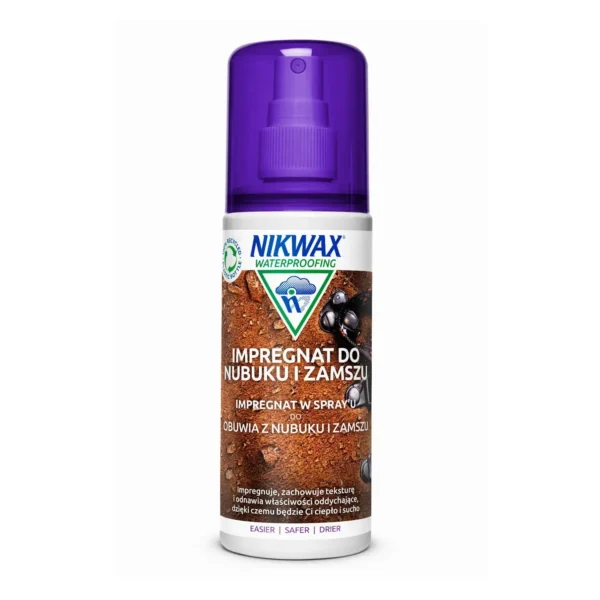 Impregnat do nubuku i zamszu Nikwax PROOF 125ML